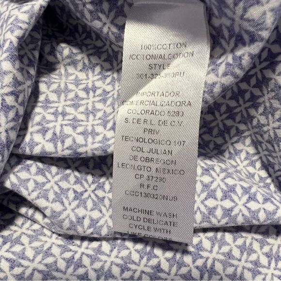 Roper Blue and White Western Button Down Shirt. Size Large. Great Condition!! - Picture 8 of 11